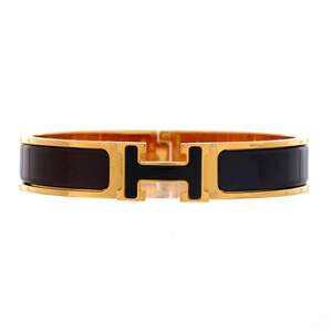 Hermes Narrow Clic H Bracelet Enamel